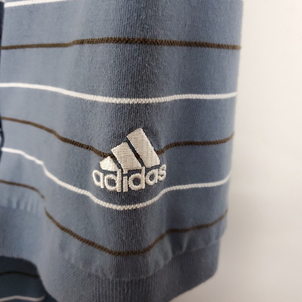 Adidas 💙 ClimaLite Polo Shirt. Size Large. - Picture 3 of 7